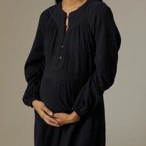 NWT Mama Cloud Muslin Maxi Maternity Dress